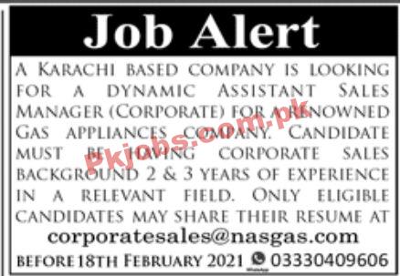 Jobs in Karachi Based Company