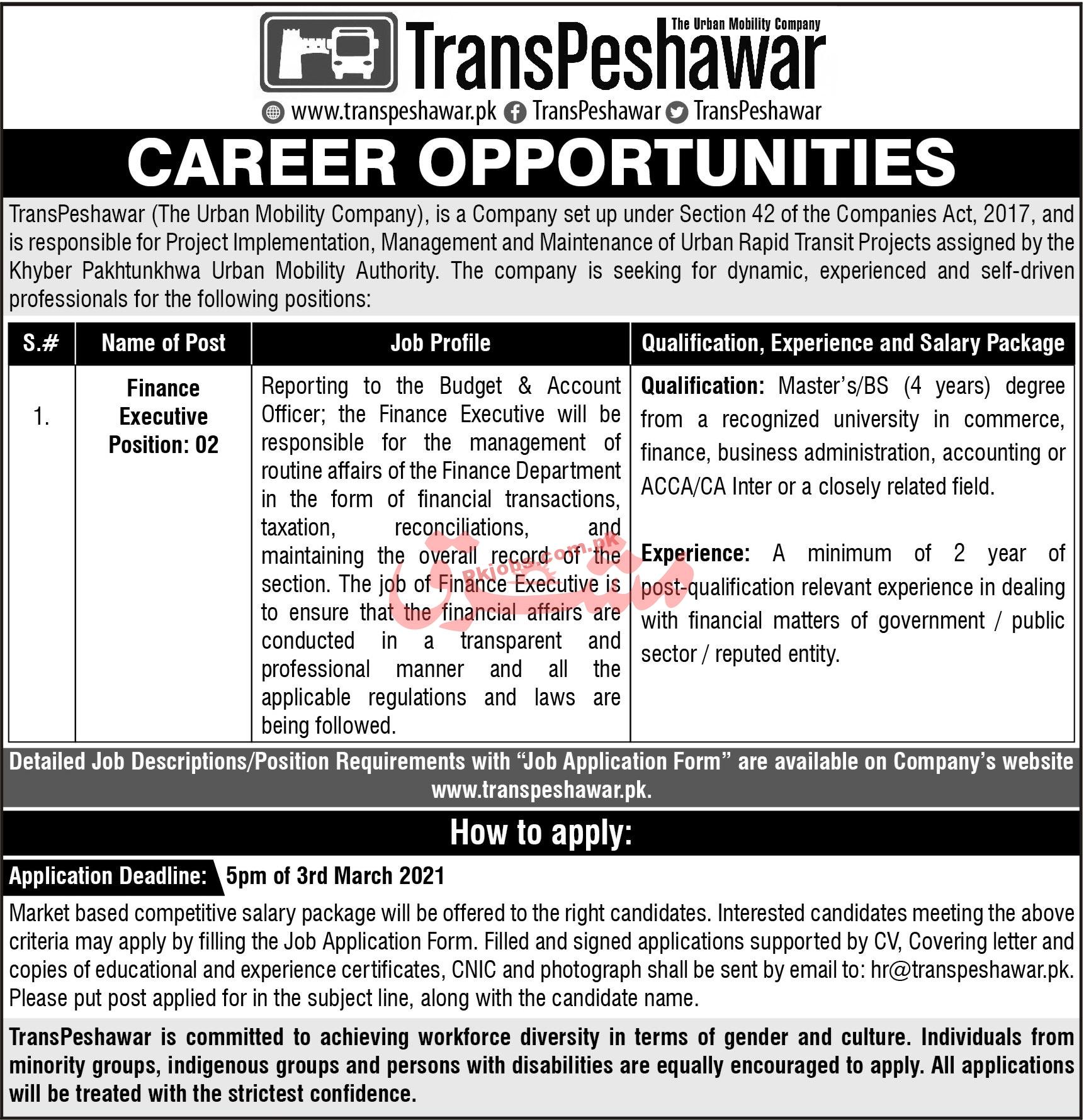 Jobs in TransPeshawar