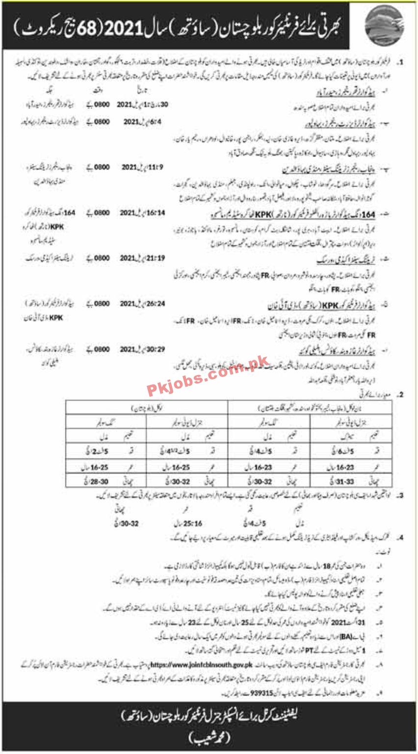 Jobs in Frontier Core Balochistan