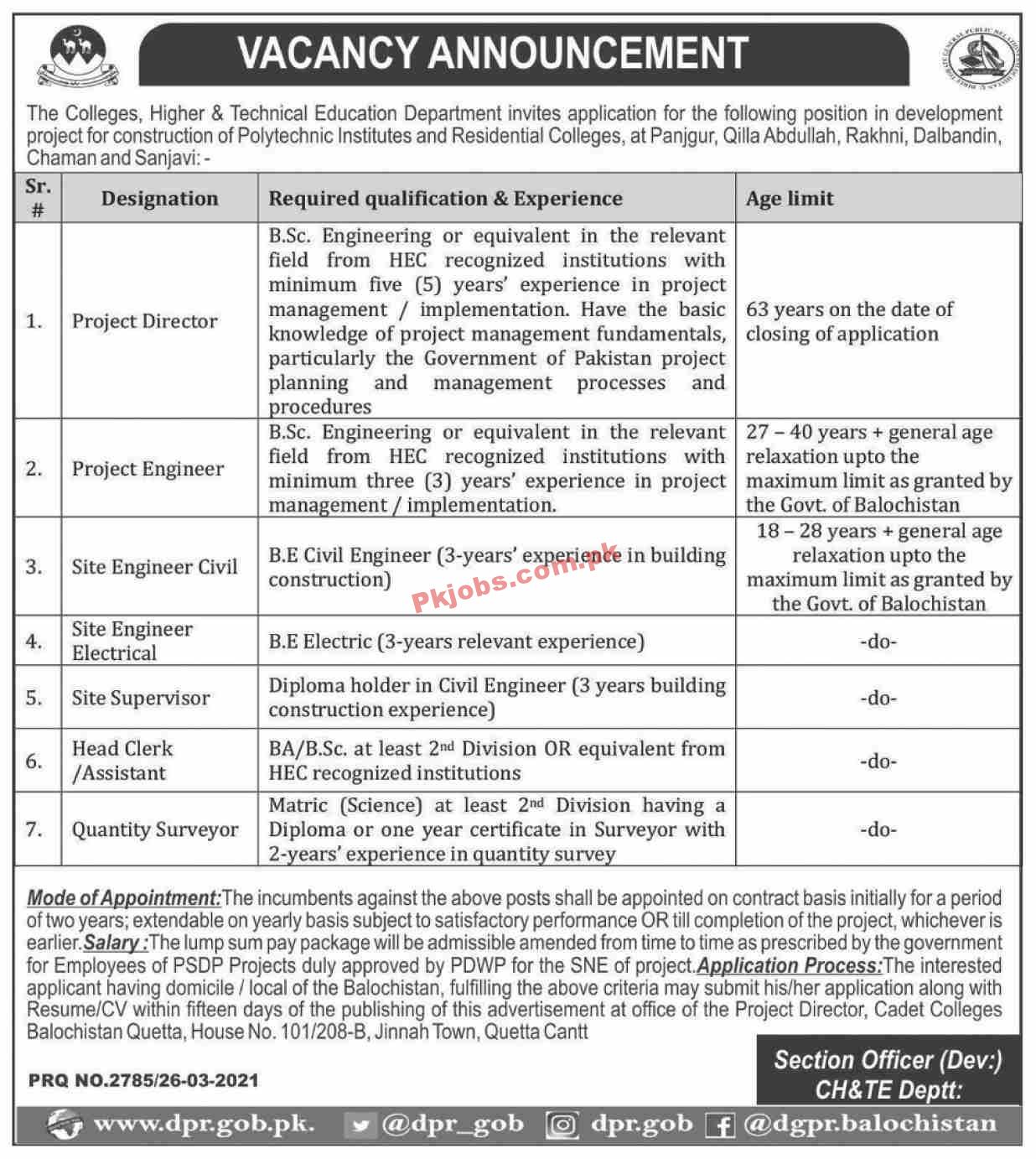 Jobs in The Colleges Higher & Technical Education Department