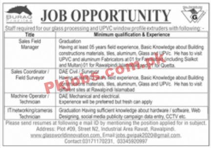 Jobs in Private Sector Rawalpindi