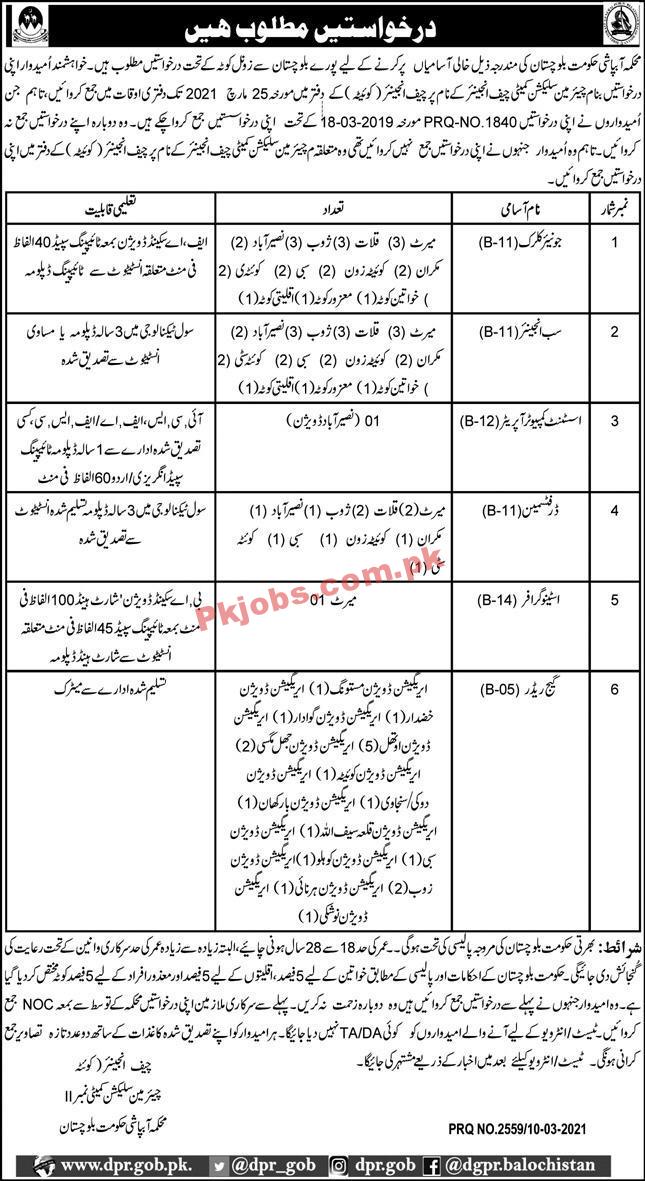 Irrigation Department Management PK Jobs 2021