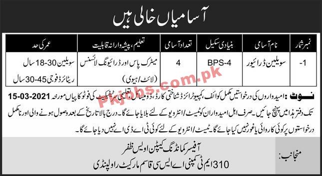 Jobs in 310 MT Company