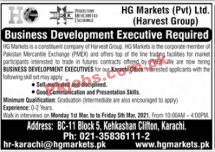 Jobs in HG Markets Pvt Ltd