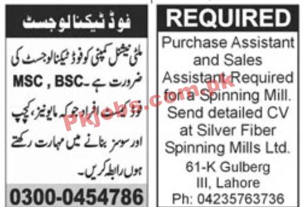 Jobs in Jang Private Sector