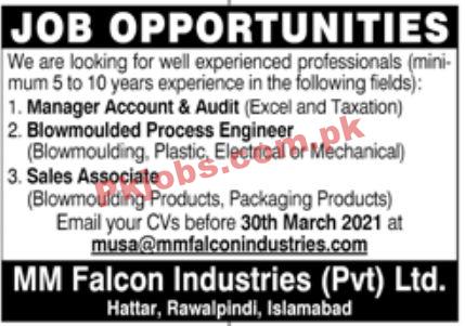 Jobs in MM Falcon Industries Pvt Ltd