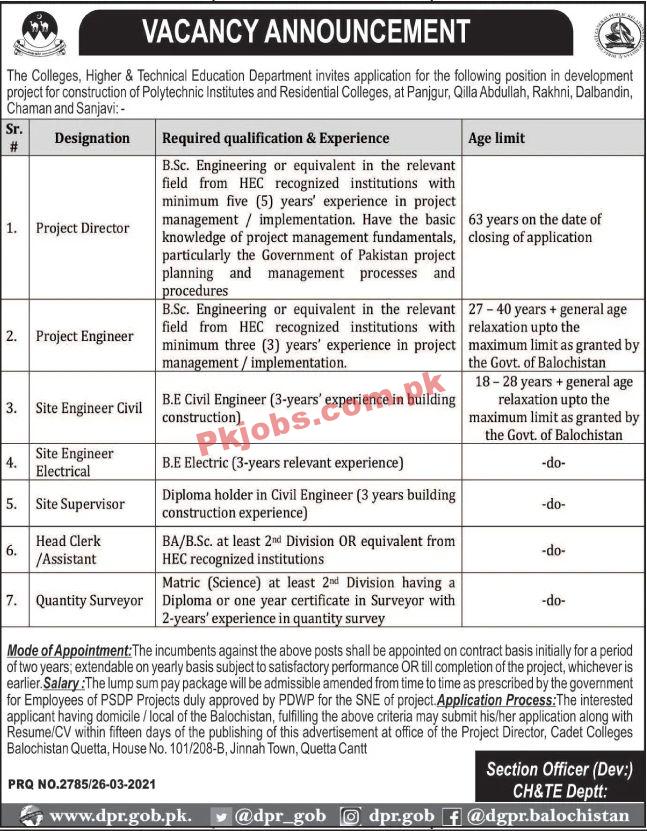 Jobs in The Colleges Higher & Technical Education Department