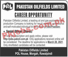 Pakistan Oilfields Limited Management PK Jobs 2021