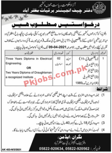 Electricity Department Clerical PK Jobs 2021