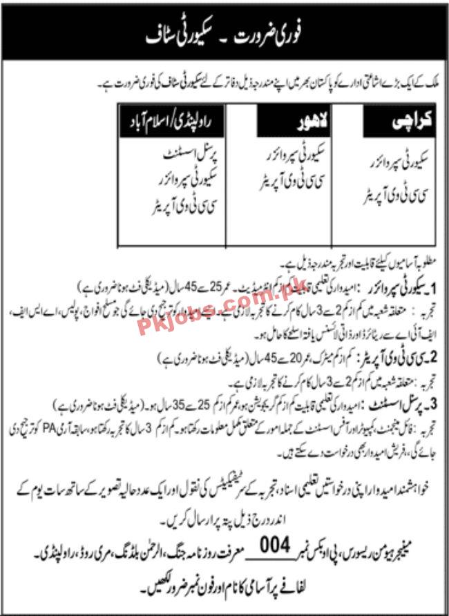 Jobs in Daily Jang