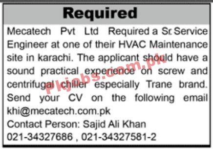 Jobs in Mecatech Pvt Ltd