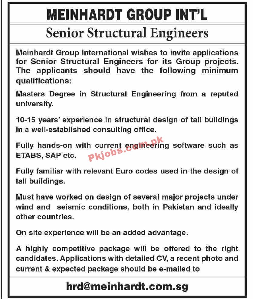 Jobs in Meinhardt Group International