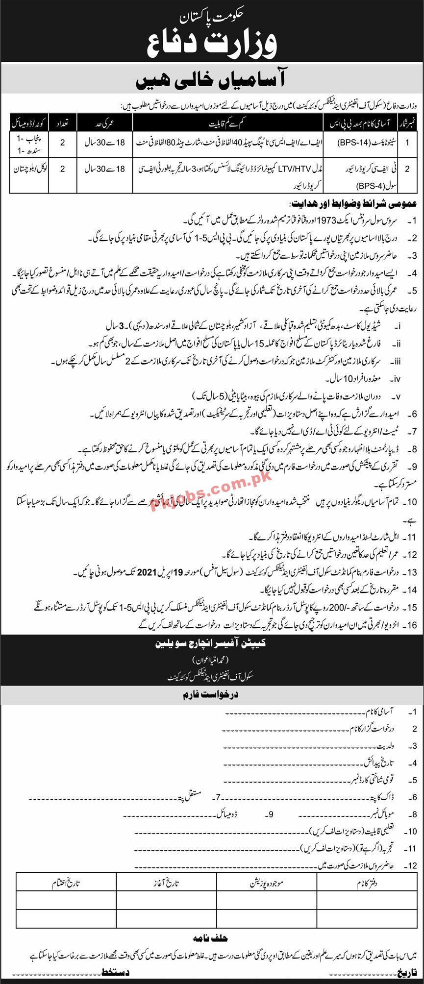 Jobs in Ministry of Defence