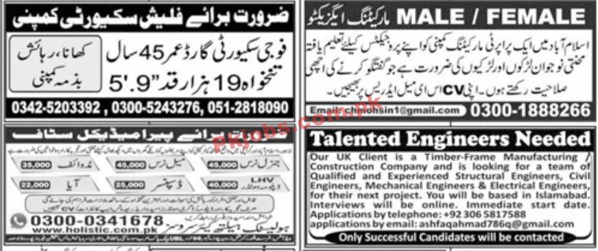 Jobs in Newspaper Jobs 18 April