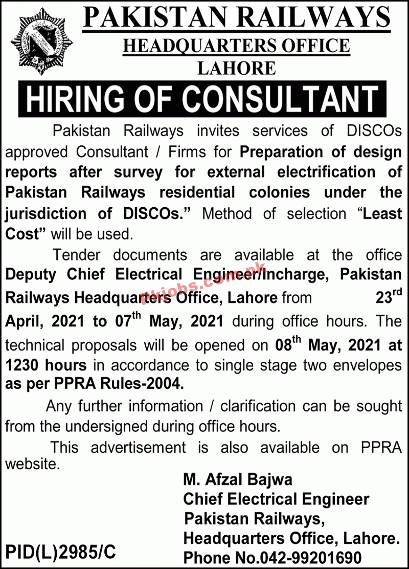 Jobs in Pakistan Railways