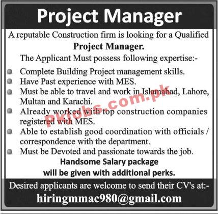 Jobs in Private Construction Company