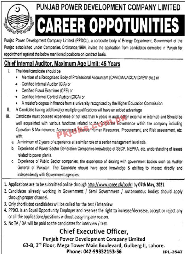 Jobs in Punjab Power Development Company Limited