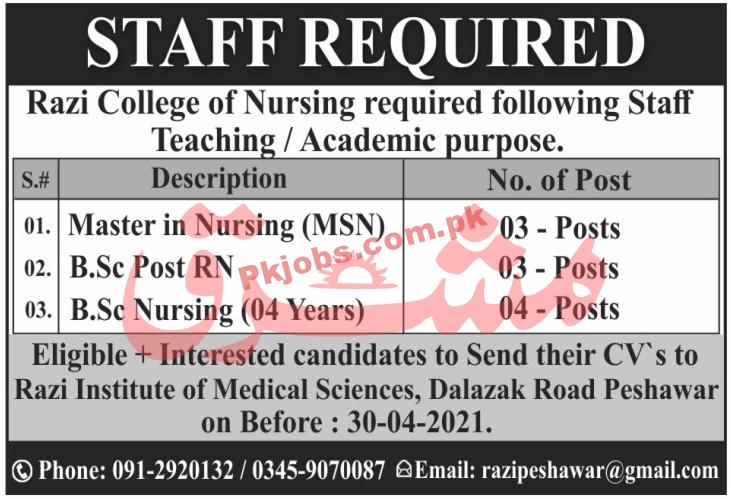 Jobs in Razi College of Nursing