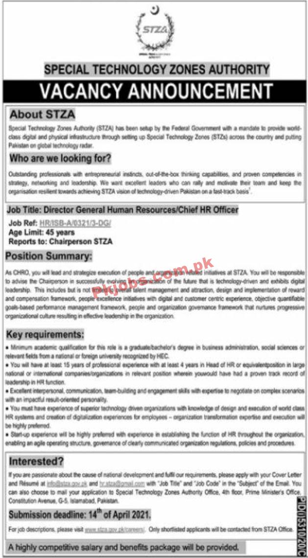 Jobs in Special Technology Zones Authority ZTZA