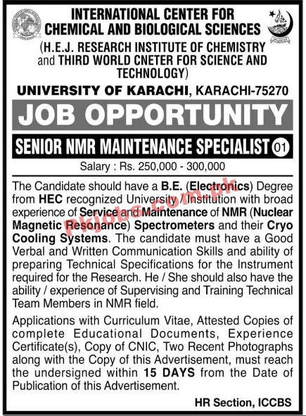 Jobs in University of Karachi