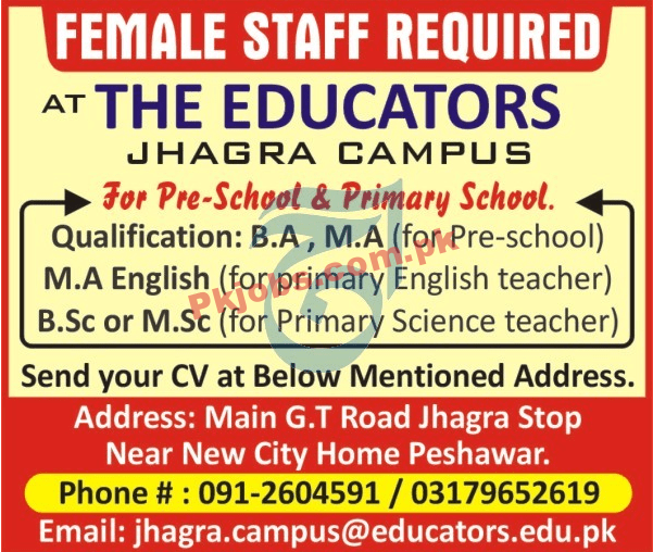 The Educators Latest Advertisement PK Jobs 2021