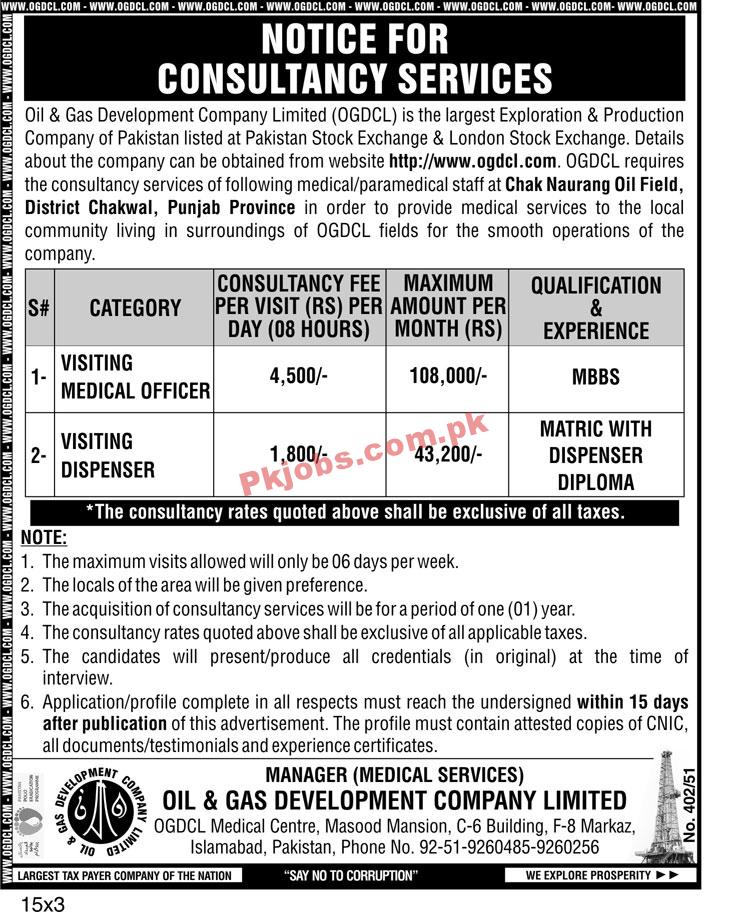 Jobs in Oil & Gas Development Company Limited OGDCL