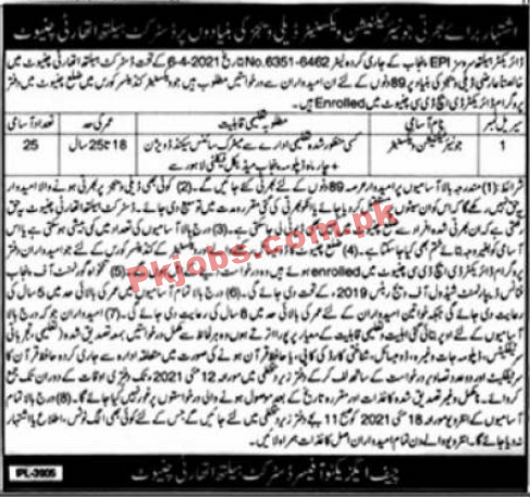 District Health Authority Announced Latest PK Jobs 2021