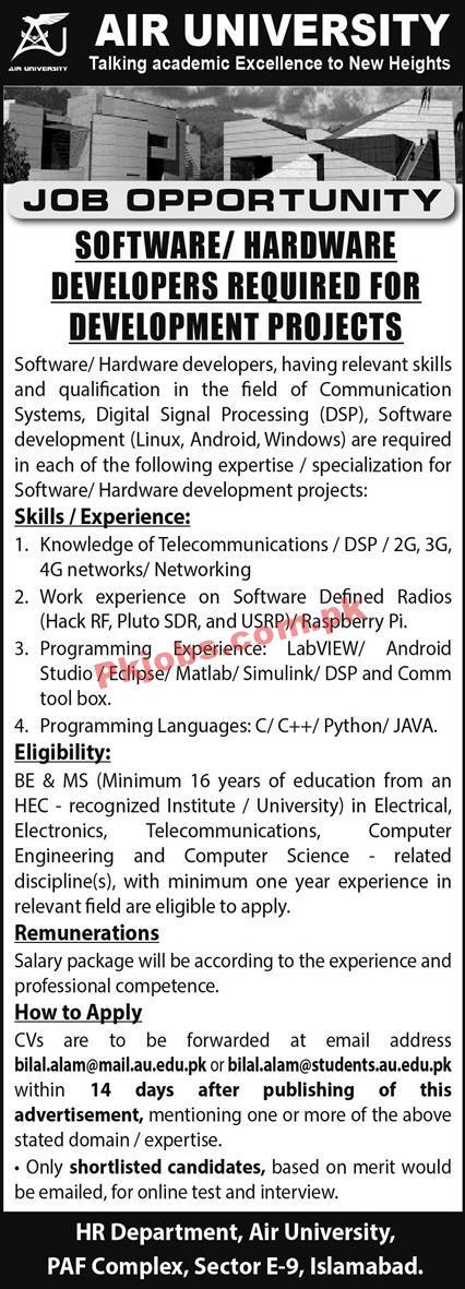 Jobs in Air University