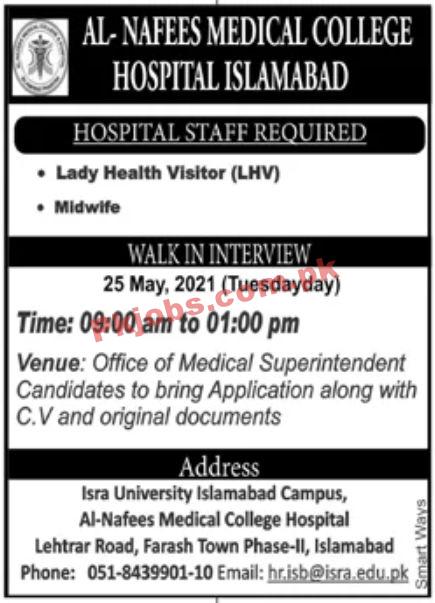 Jobs in Al Nafees Medical College Hospital Islamabad