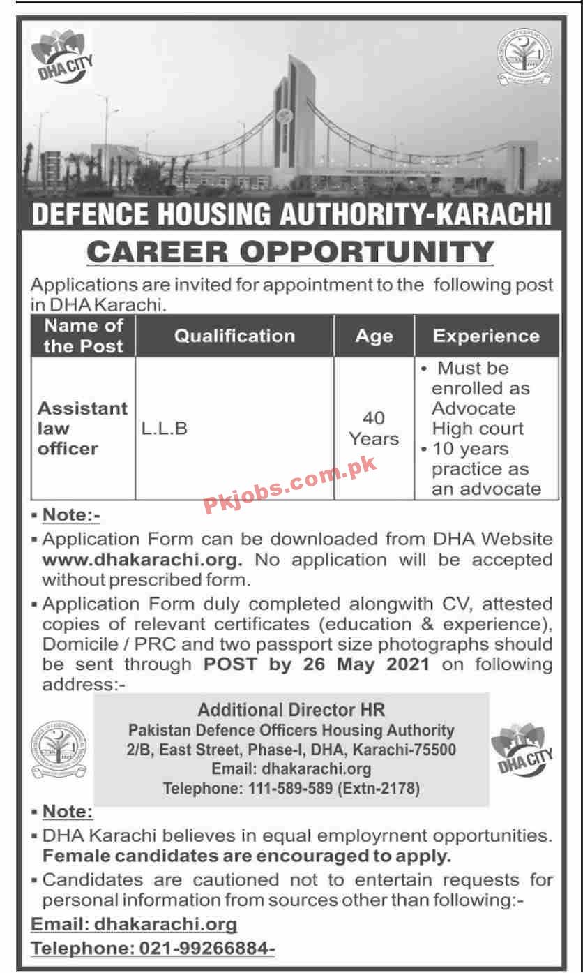 Jobs in DHA Karachi