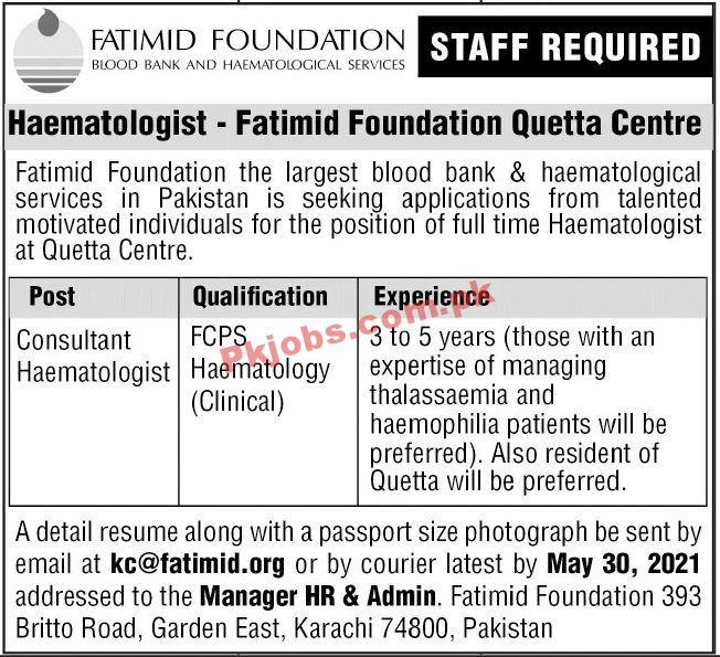 Jobs in Fatimid Foundation