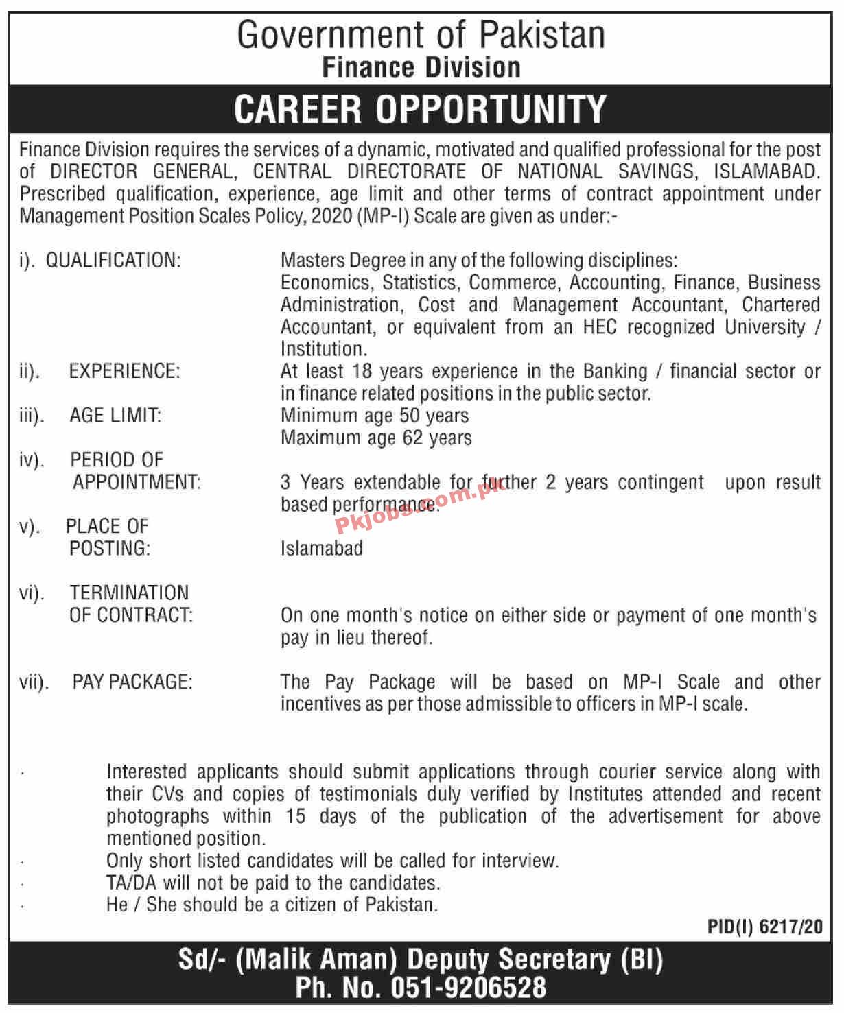 Jobs in Finance Department