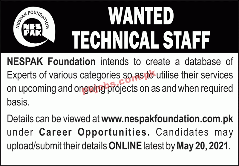 Jobs in NESPAK Foundation