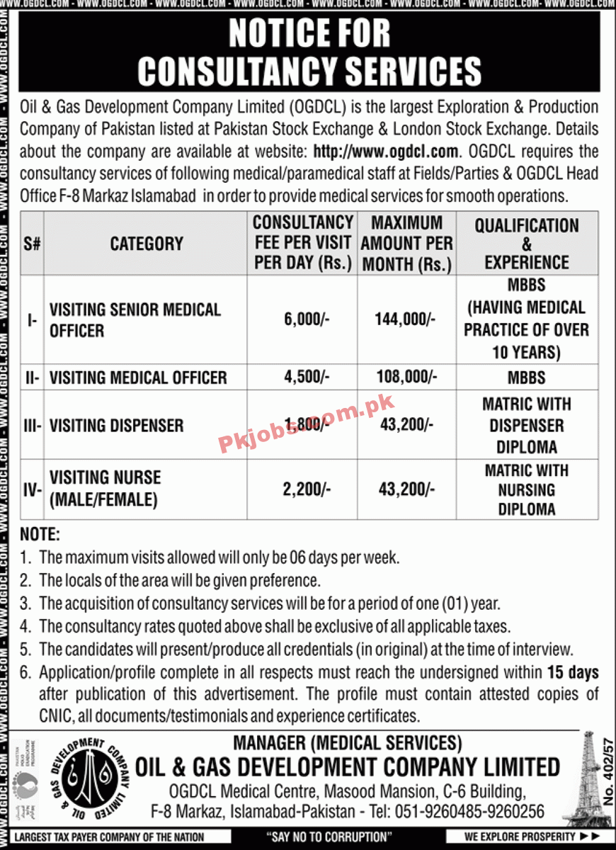 Jobs in OGDCL