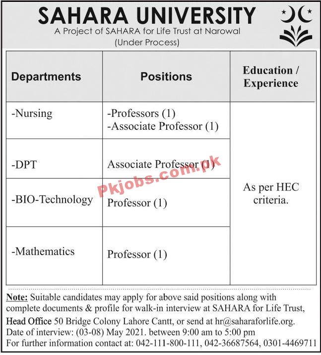 Jobs in Sahara University