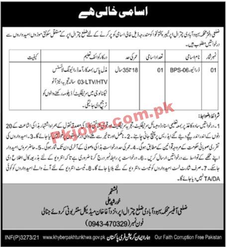 Population Welfare Department Management PK Jobs 2021