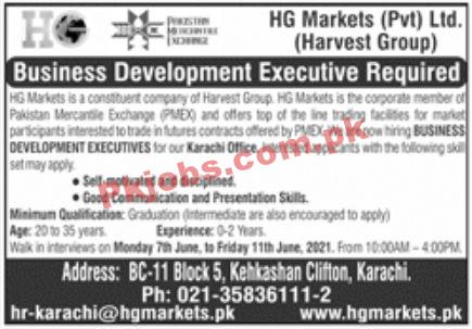 Jobs in HG Markets Pvt Ltd