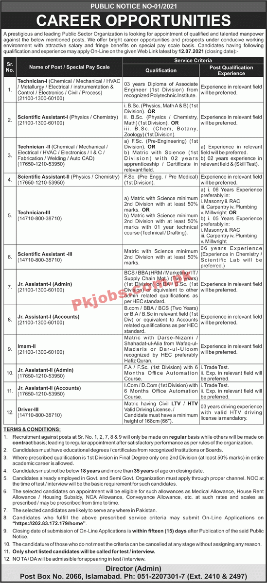 Jobs in PAEC