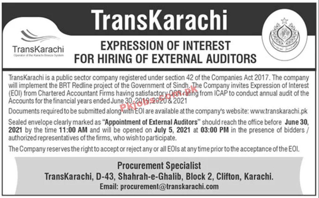 Jobs in TransKarachi