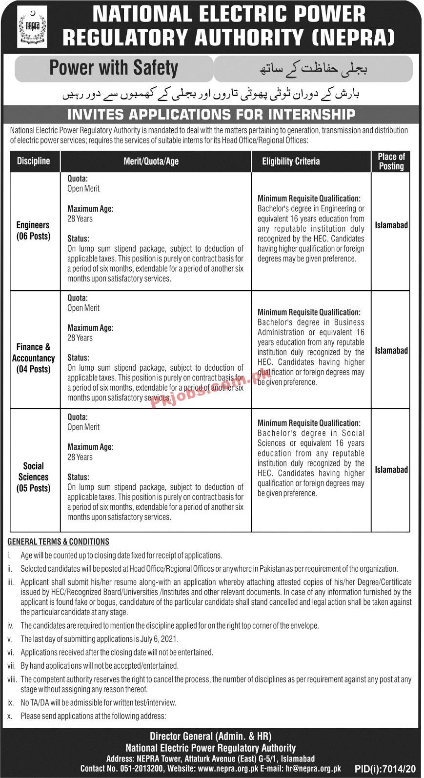 National Electric Power Regulatory Authority (NEPRA) Management & Engineering PK Jobs 2021