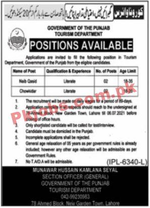 Tourism Department Announced Latest Management PK Jobs 2021