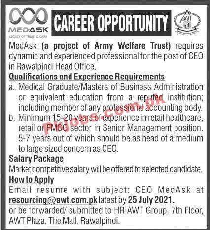 Jobs in MedAsk Rawalpindi