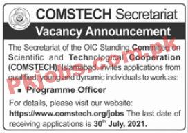 COMSTECH Secretariat Announced Latest Management PK Jobs 2021