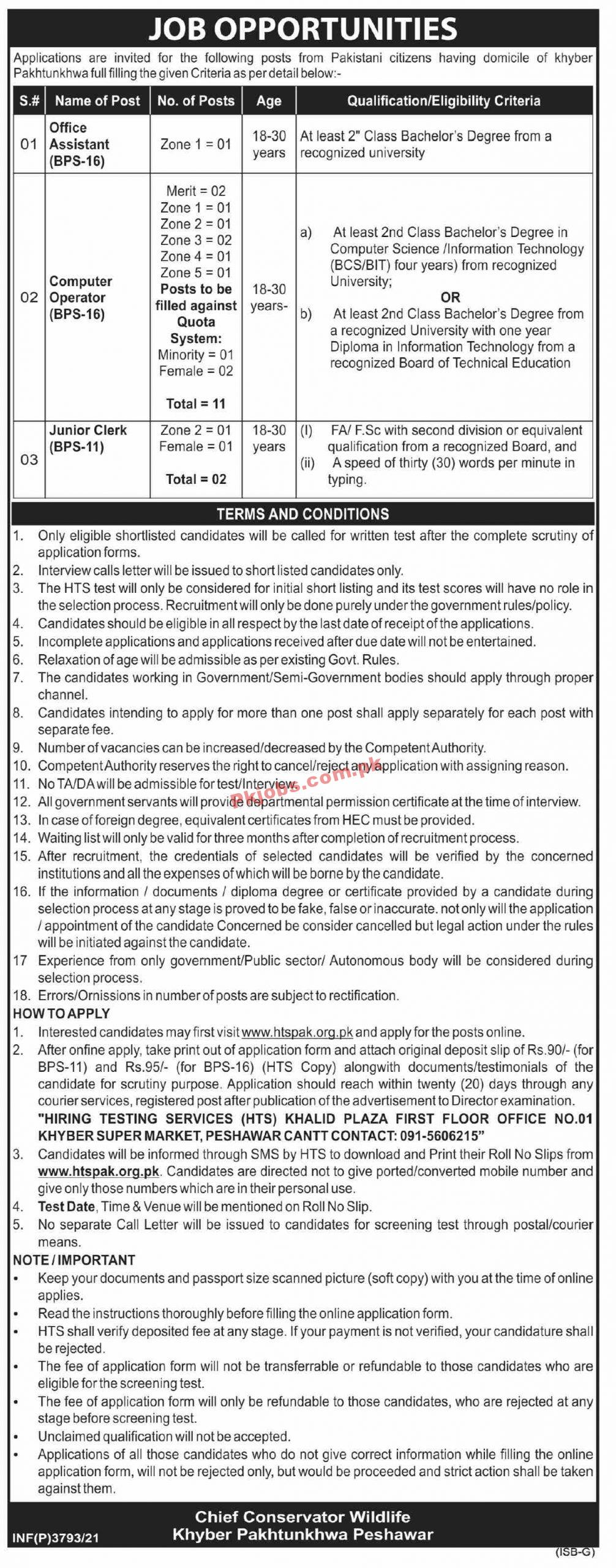 Forest & Wildlife Department Announced Management PK Jobs 2021