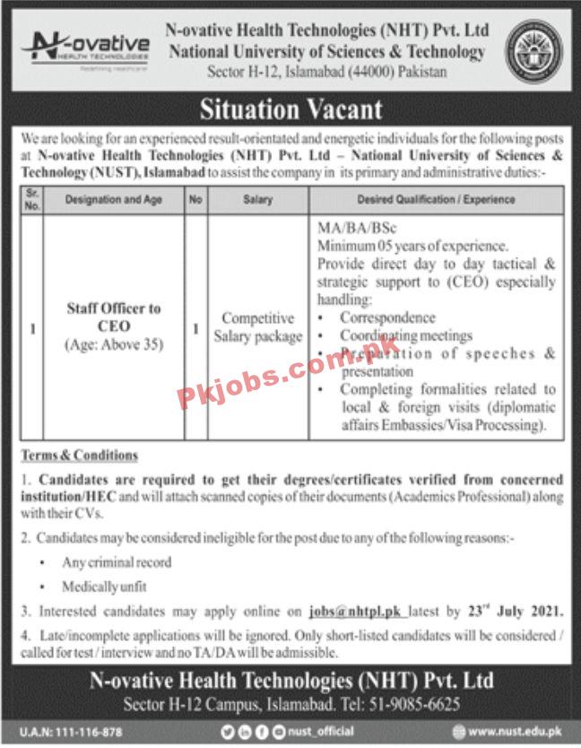 Jobs in N-ovative Health Technologies (NHT) Pvt Ltd