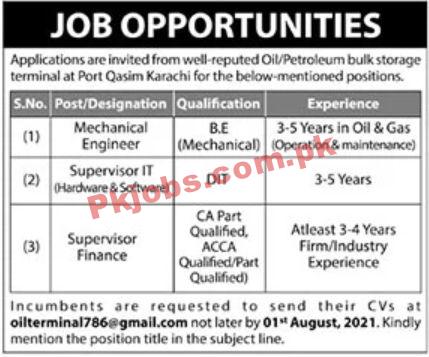 Jobs in Oil & Petroleum Terminal