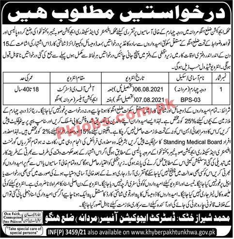 School Education Department Announced Clerical PK Jobs 2021