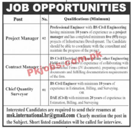 Jobs in Private Sector Rawalpindi