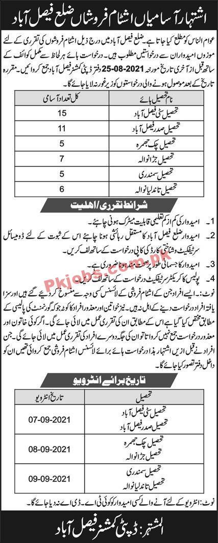 Commissioner Office PK Jobs 2021 | Deputy Commissioner Office Announced Management PK Jobs 2021