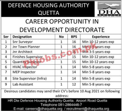 Defence Housing Authority (DHA) Announced Management PK Jobs 2021